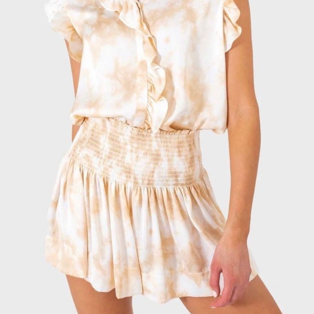 Koch skirt in cream puff tie dye!